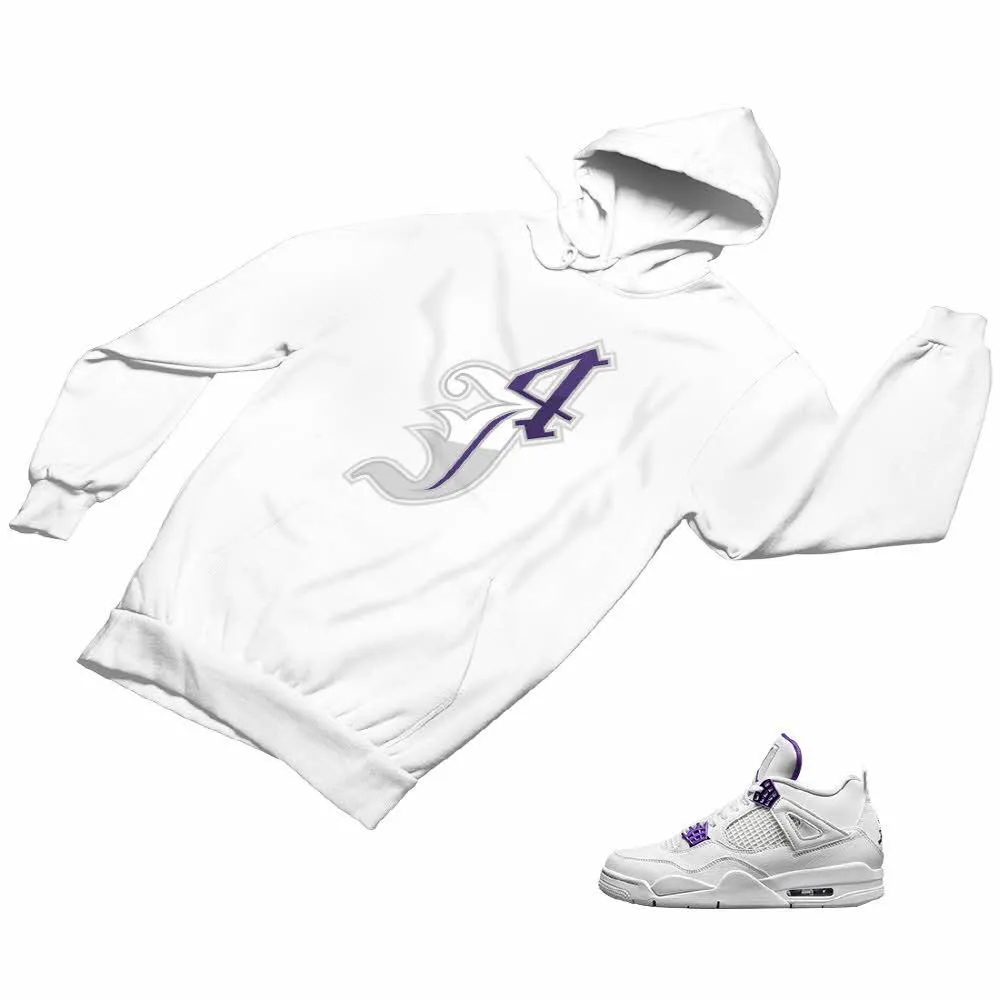 Jordan 4 Purple Matching Custom Designed Hoodies JD 4-23-14