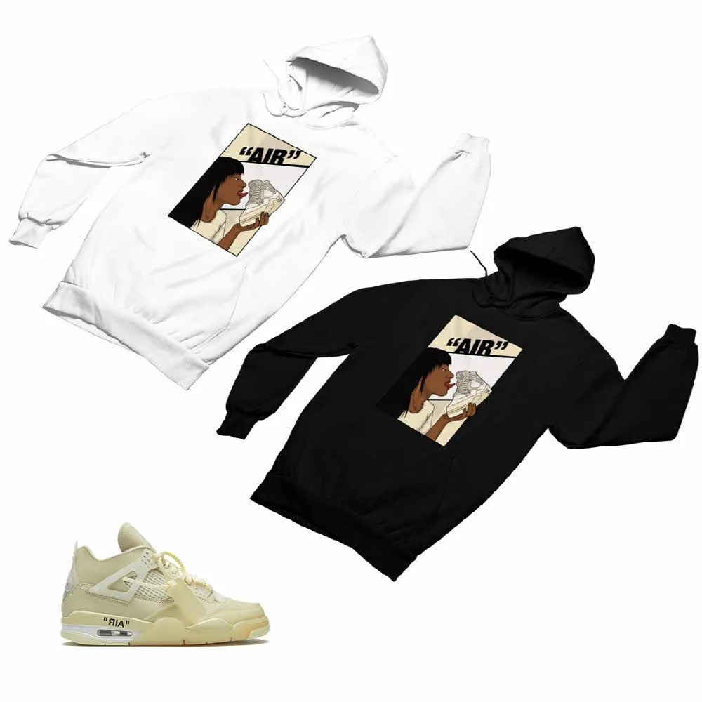 Jordan 4 Sail Matching Custom Designed Hoodies JD 4-24-19