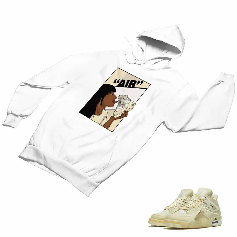 Jordan 4 Sail Matching Custom Designed Hoodies JD 4-24-19