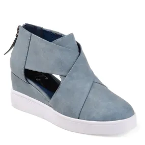 Journee Collection  WOMENS SEENA WEDGE SNEAKER