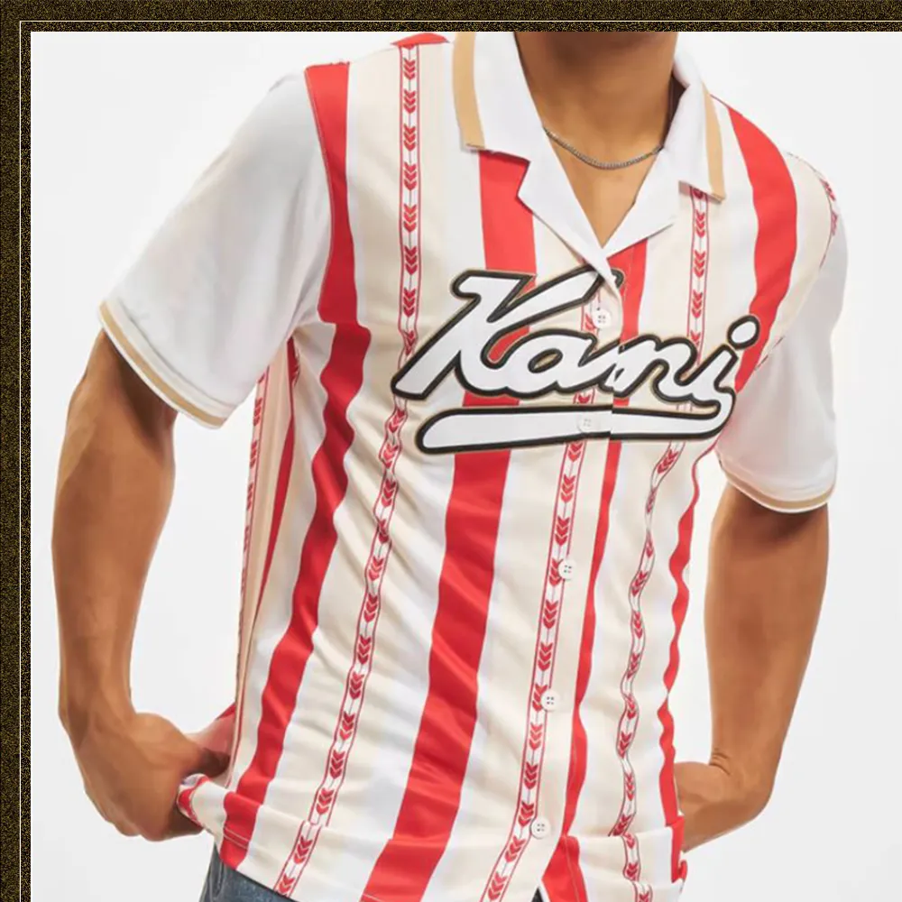 KARL KANI  |Street Style Short Sleeves Logo Shirts