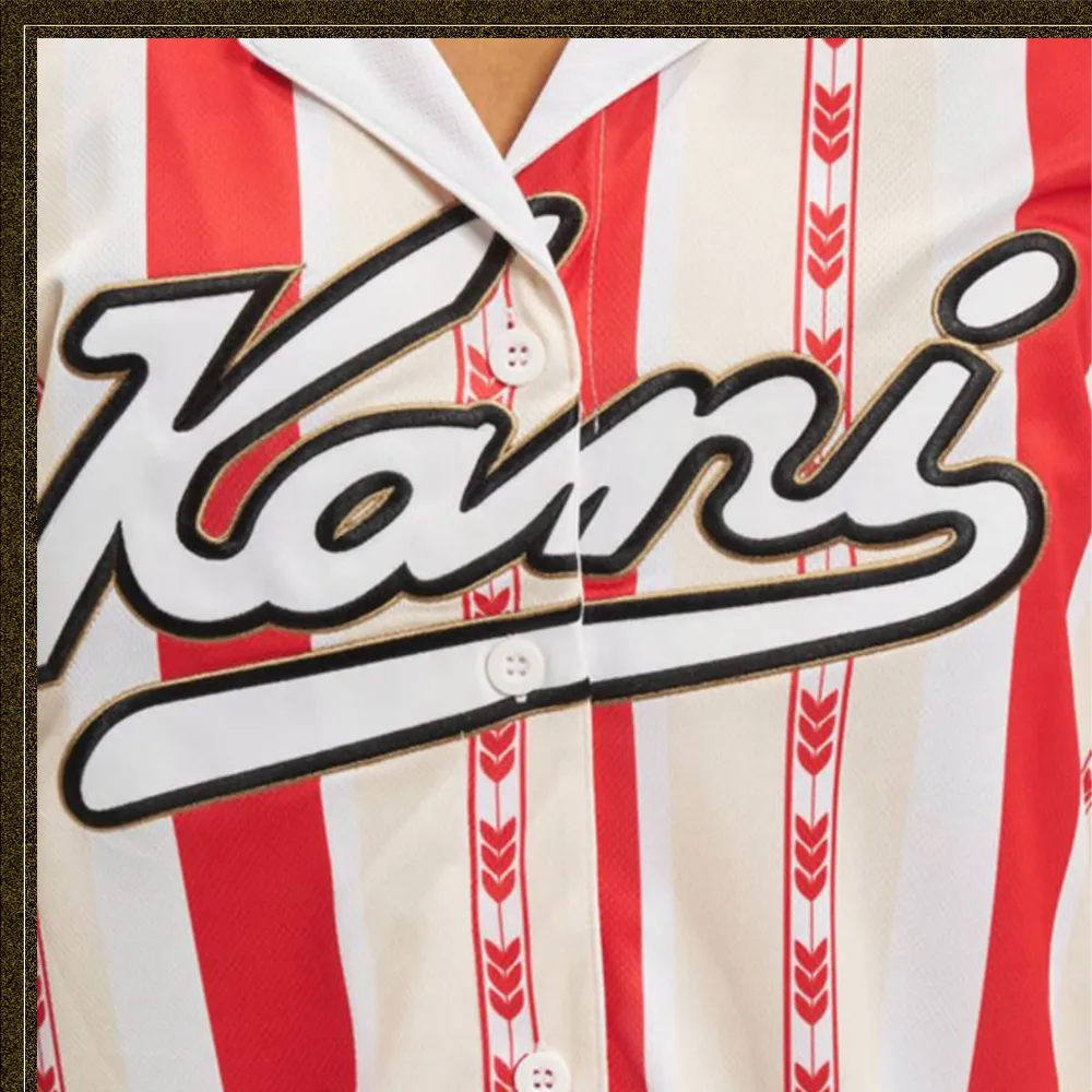 KARL KANI  |Street Style Short Sleeves Logo Shirts