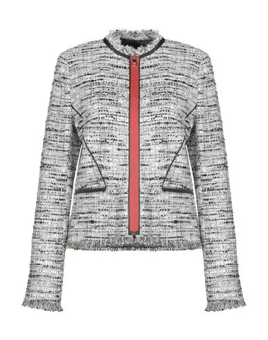 Karl Lagerfeld Women Coat Grey 8 UK