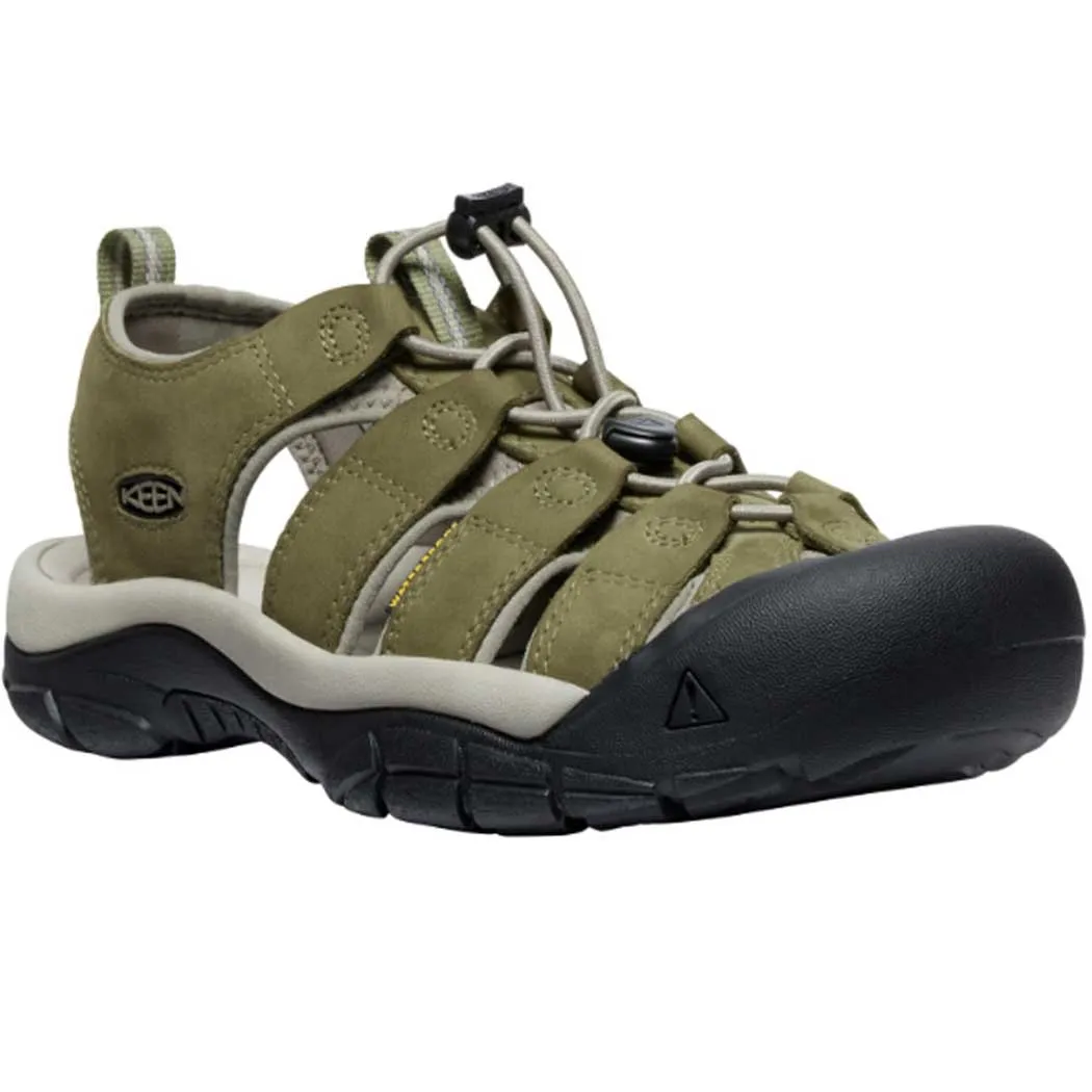 Keen Newport Leather Sandal Martini Olive/ Brindle (Men's)