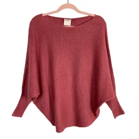 Kerisma Maroon Boat Neck Dolman Sleeve Ryu Rae Sweater NWT- Size S/M (see notes)