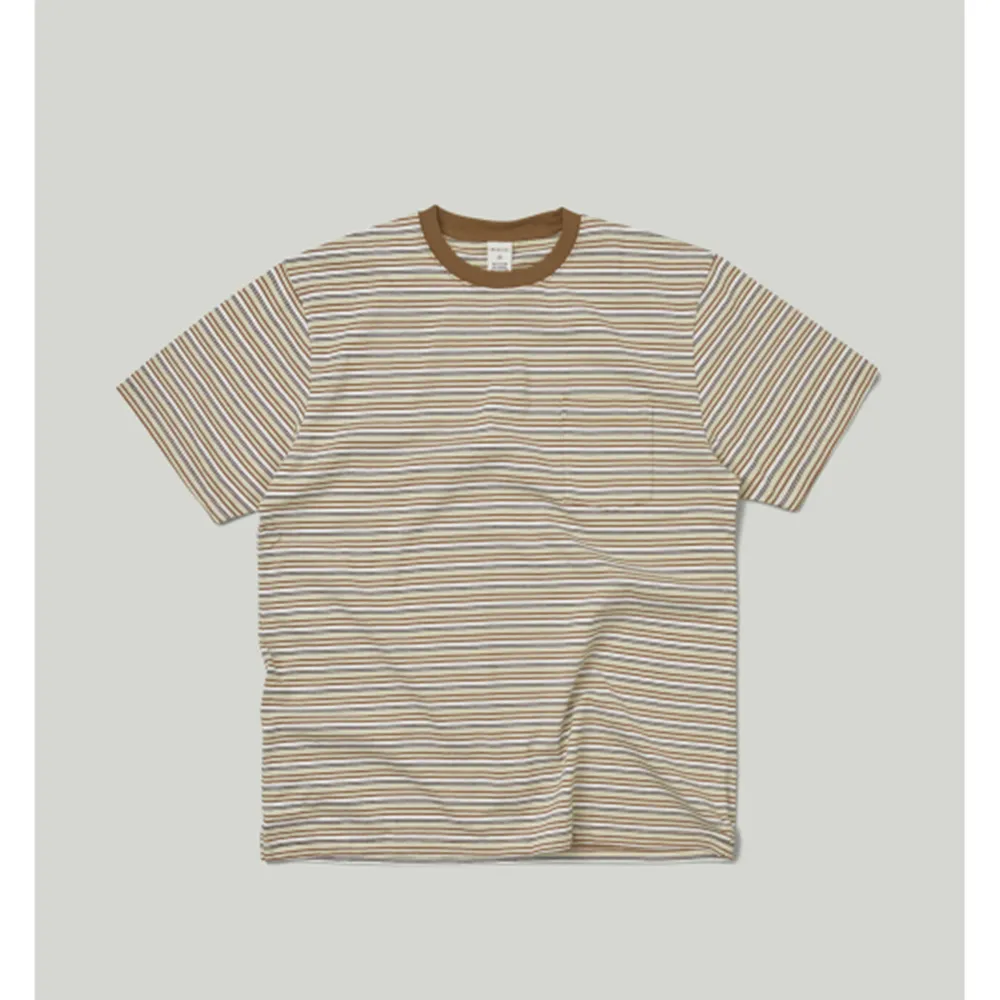 Khakis  |Stripes Unisex Street Style Cotton Short Sleeves T-Shirts