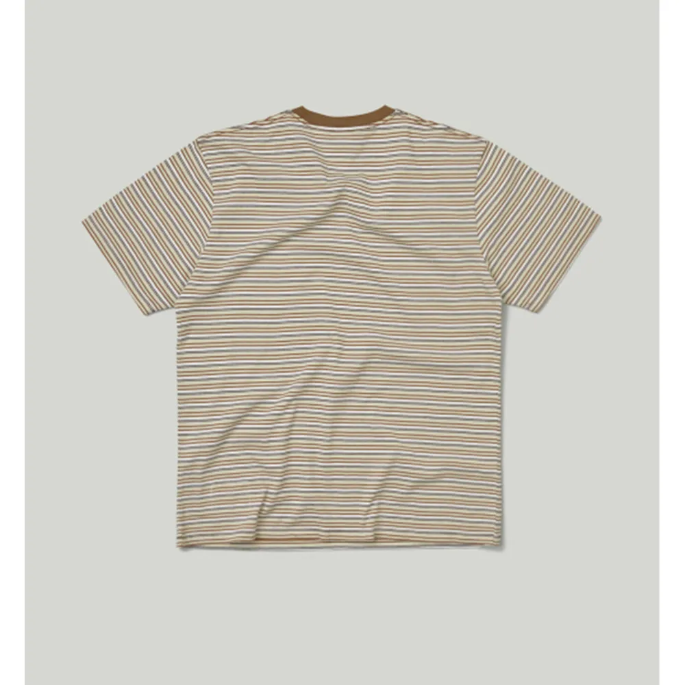 Khakis  |Stripes Unisex Street Style Cotton Short Sleeves T-Shirts