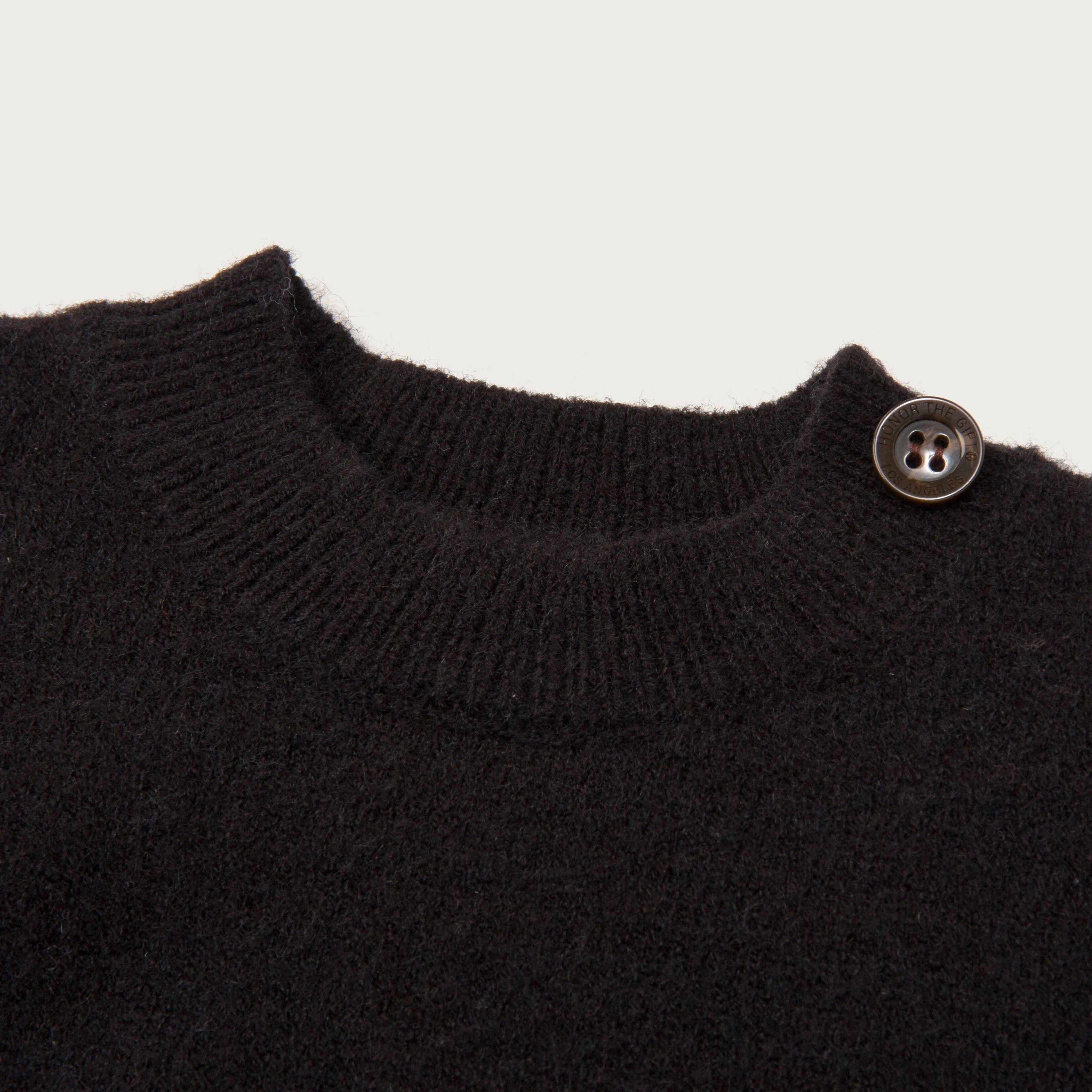 Kids Crew Sweater - Black