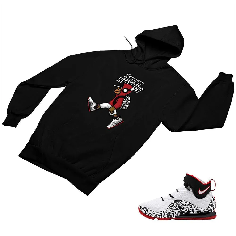 LeBron 17 Graffiti Matching Custom Designed Hoodies NLB17 1-4-14