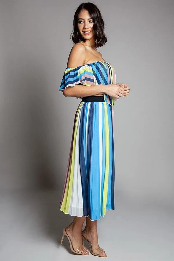 Lizzo Vivid Ray Two Piece Skirt Set