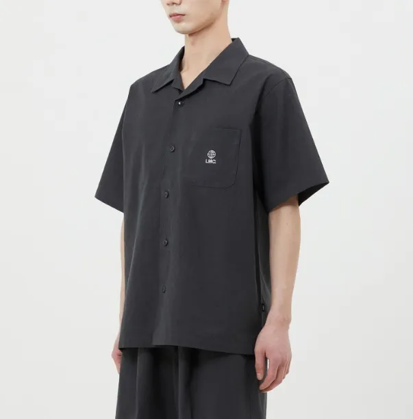 LMC  |Unisex Linen Street Style Plain Cotton Short Sleeves Logo