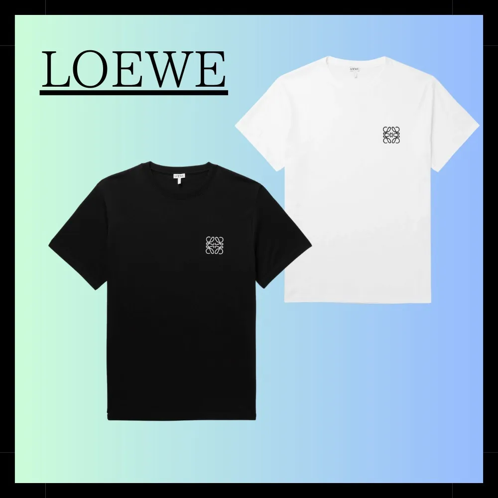 LOEWE  |Unisex Street Style Cotton Logo Luxury