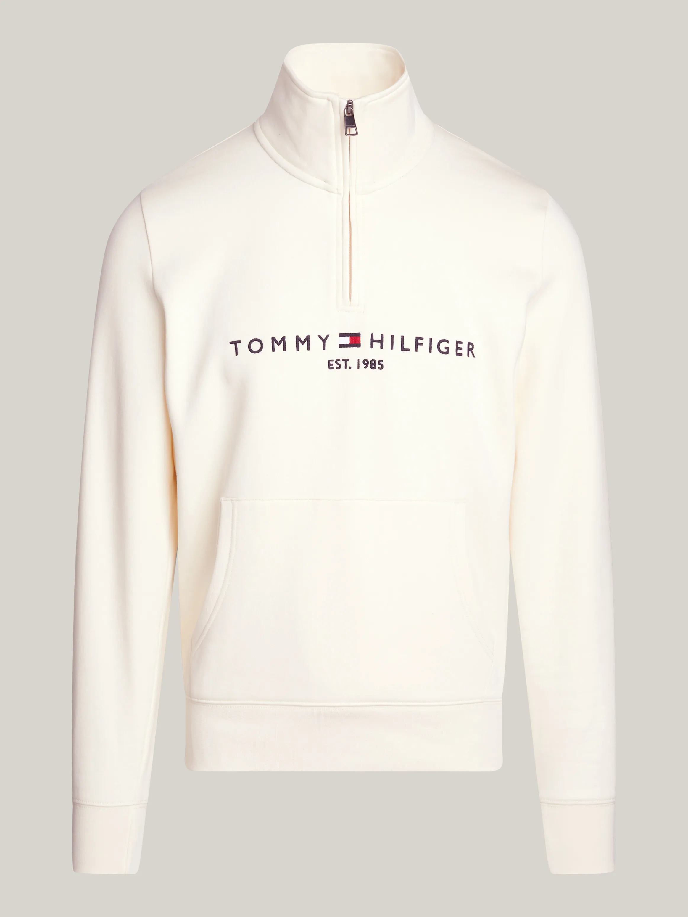 Logo Mock Turtleneck Half-Zip Sweatshirt | Sweatshirts & Hoodies | Tommy Hilfiger