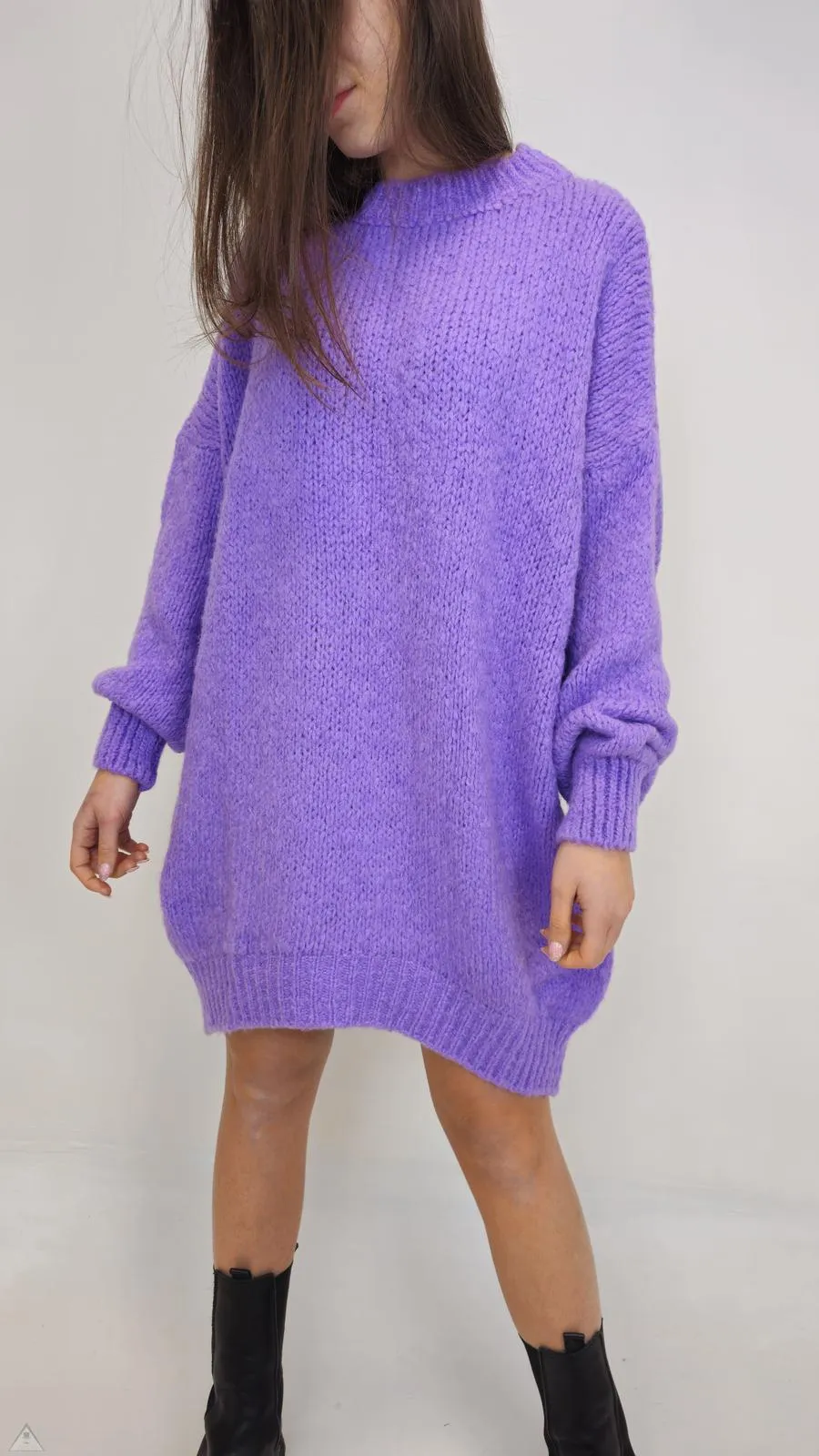 Maglione Oversize Lilla