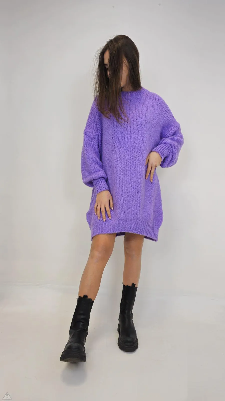 Maglione Oversize Lilla