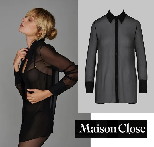 Maison Close  |Sheer Shirts & Blouses