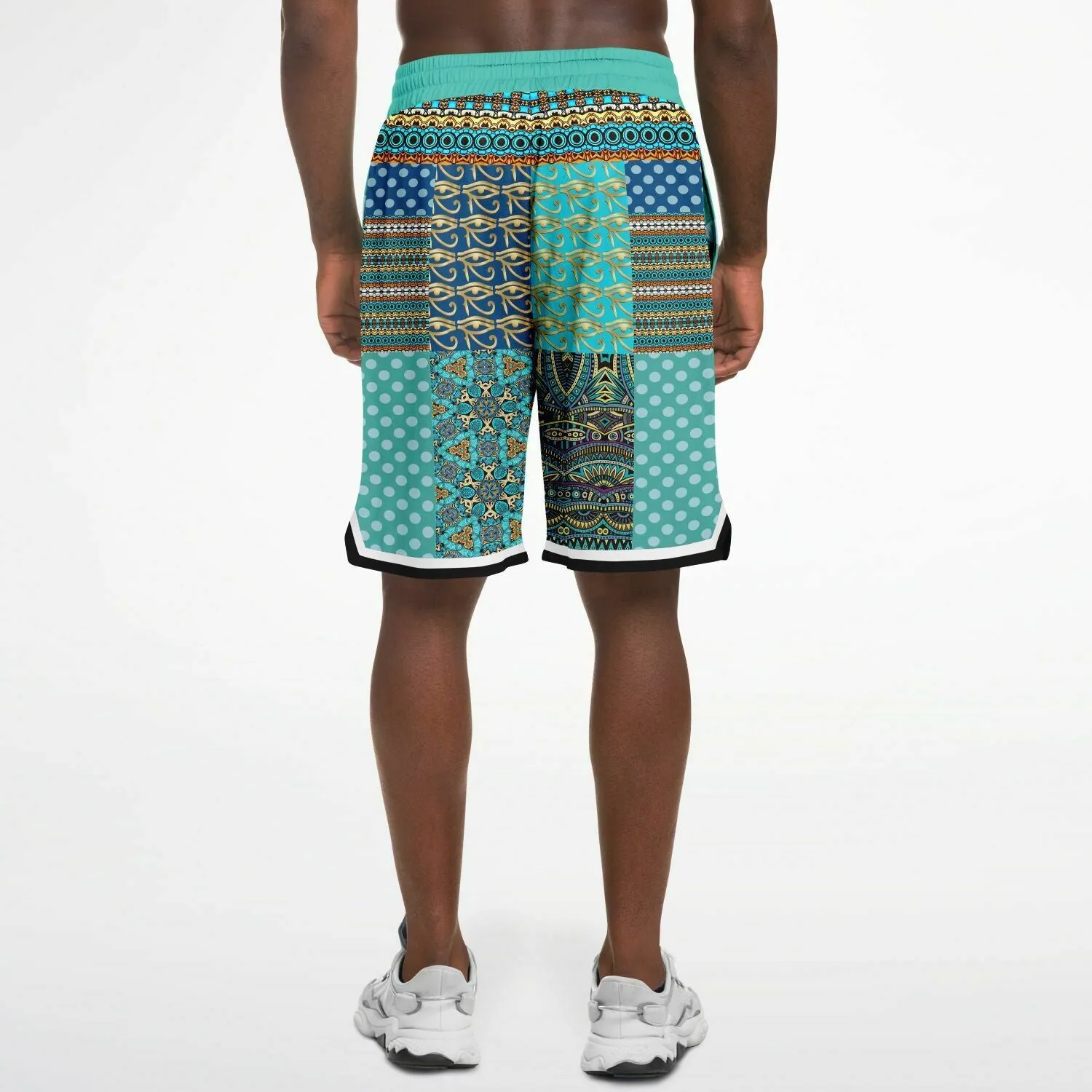 Many Blessings Horus Eye Basketball Shorts