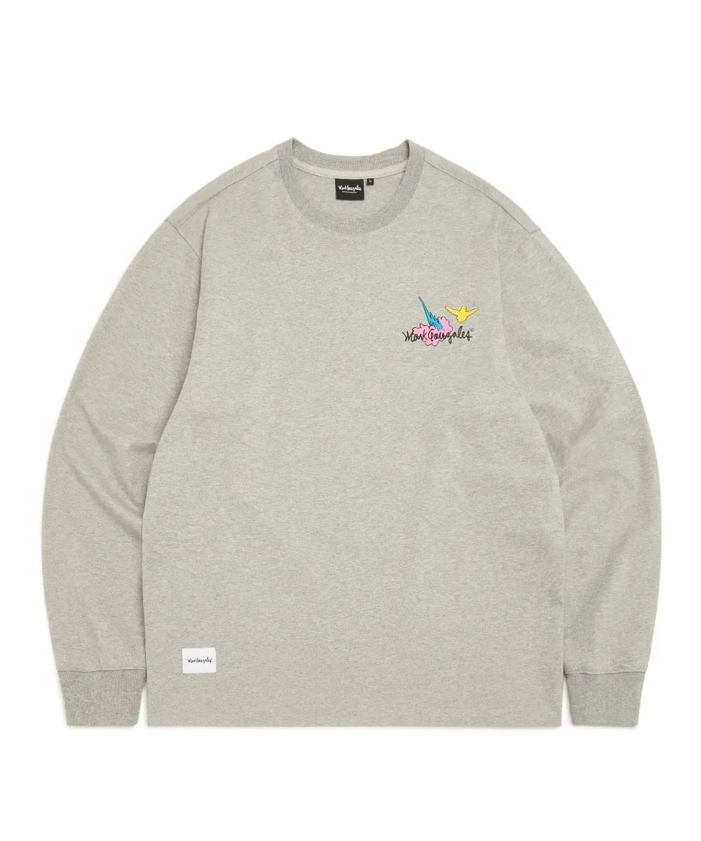 Mark Gonzales  |[MARK GONZALES] ★  MG CLOUD GRAPHIC L/S T-SHIRT