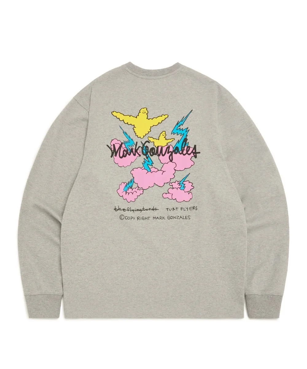 Mark Gonzales  |[MARK GONZALES] ★  MG CLOUD GRAPHIC L/S T-SHIRT