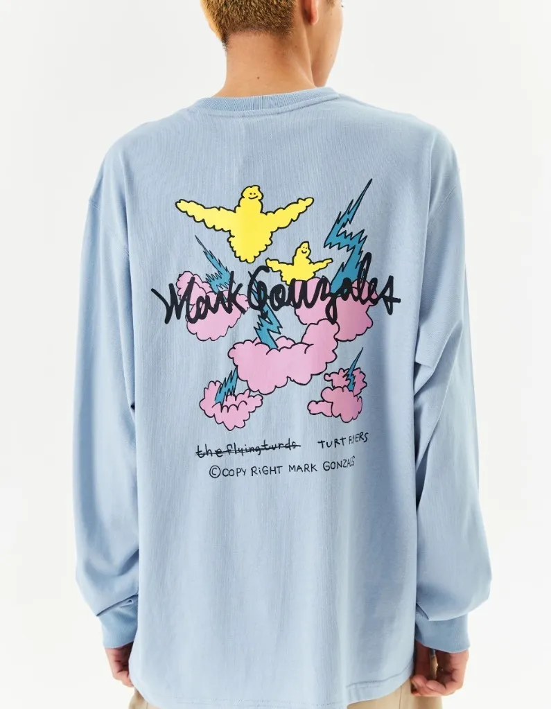 Mark Gonzales  |[MARK GONZALES] ★  MG CLOUD GRAPHIC L/S T-SHIRT