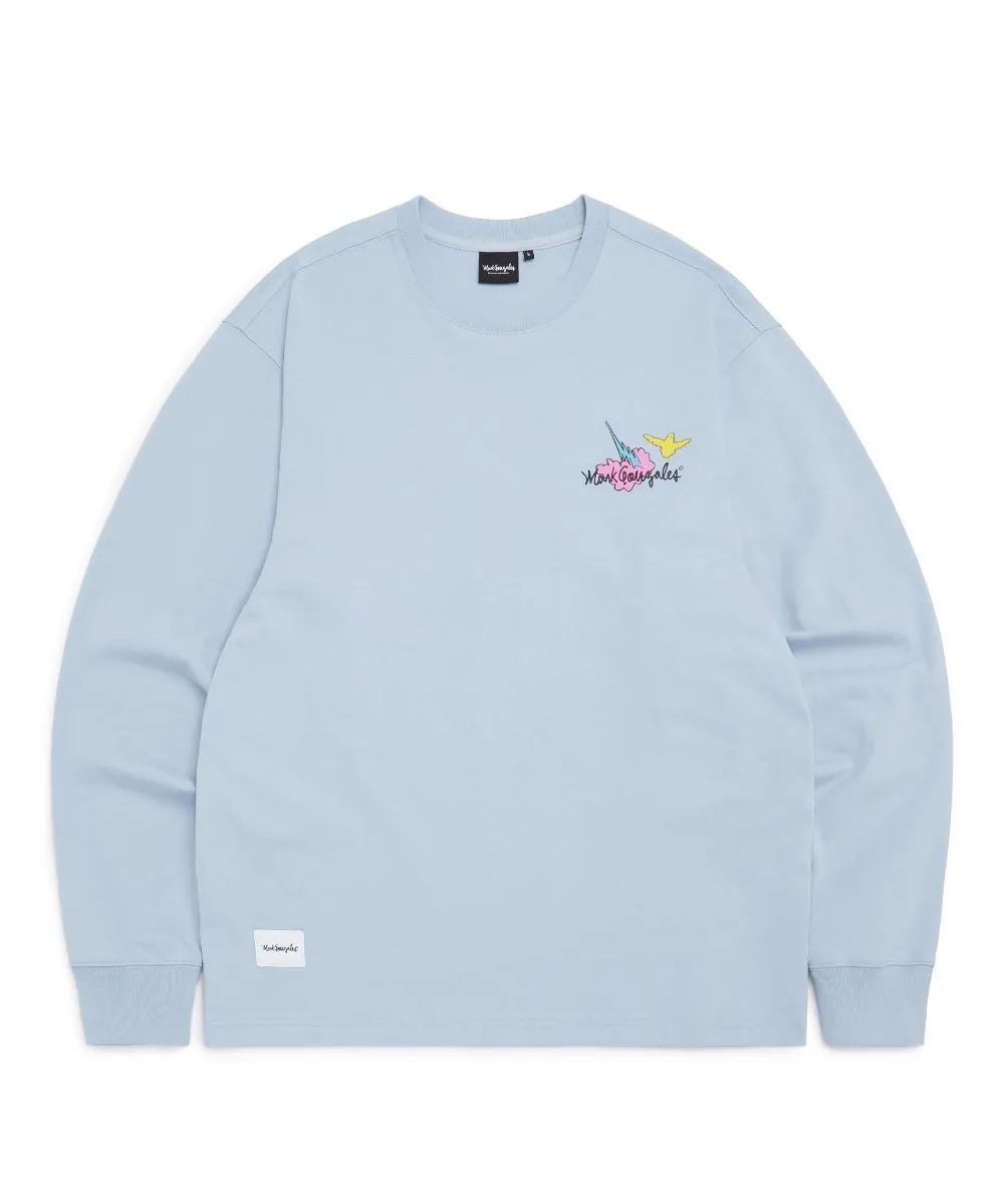 Mark Gonzales  |[MARK GONZALES] ★  MG CLOUD GRAPHIC L/S T-SHIRT