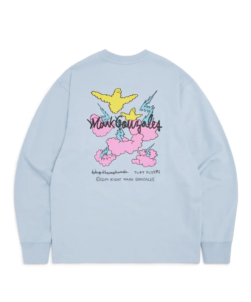 Mark Gonzales  |[MARK GONZALES] ★  MG CLOUD GRAPHIC L/S T-SHIRT