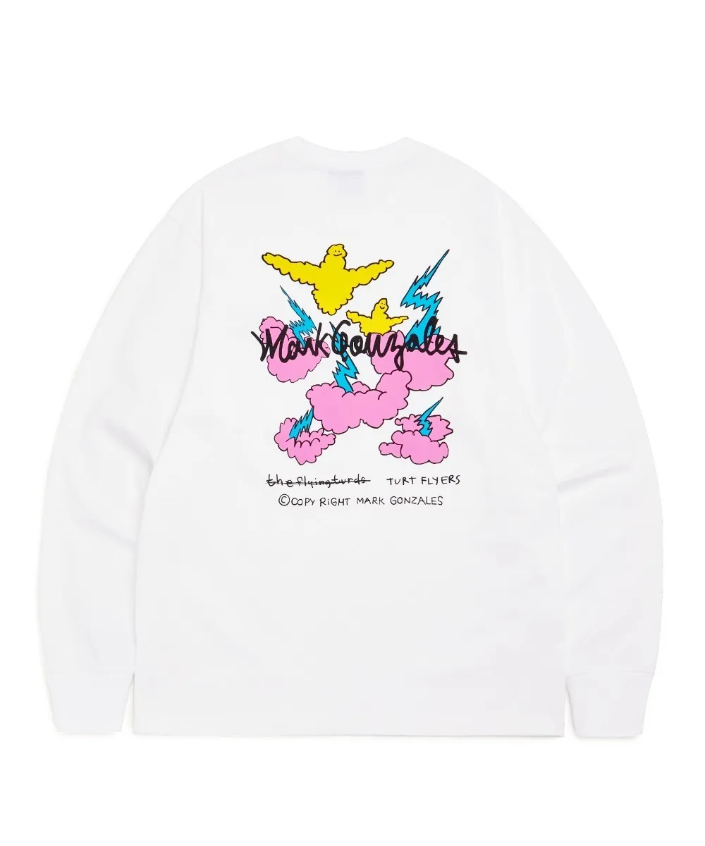 Mark Gonzales  |[MARK GONZALES] ★  MG CLOUD GRAPHIC L/S T-SHIRT