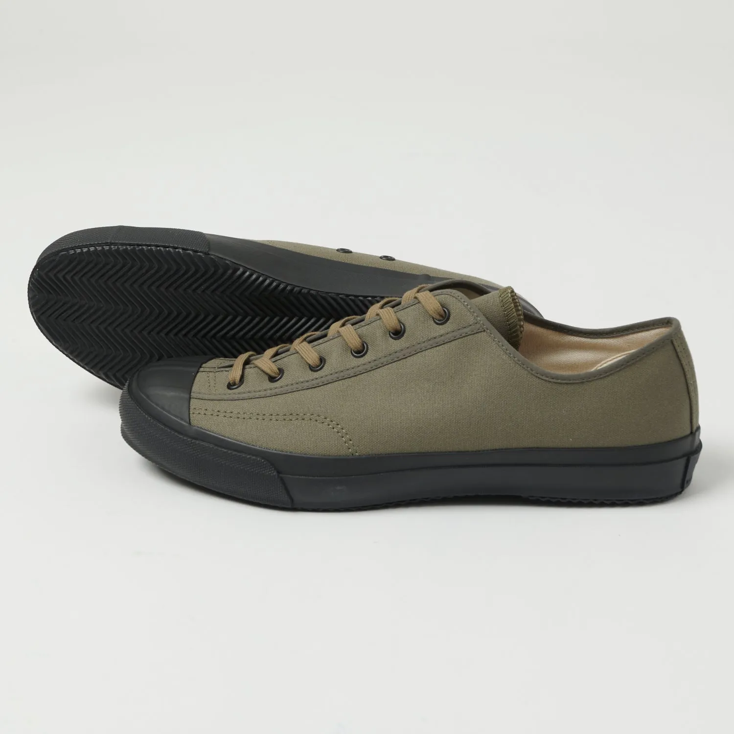 Moonstar Gym Classic Canvas/Rubber Sneaker - Olive