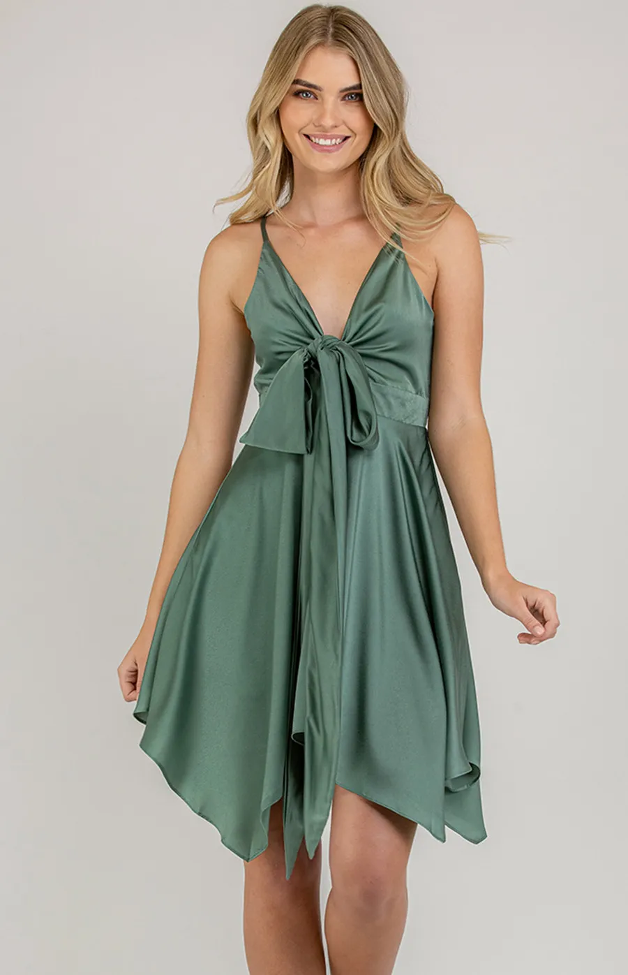 Multi Tie Front Dress (SDR602A) 