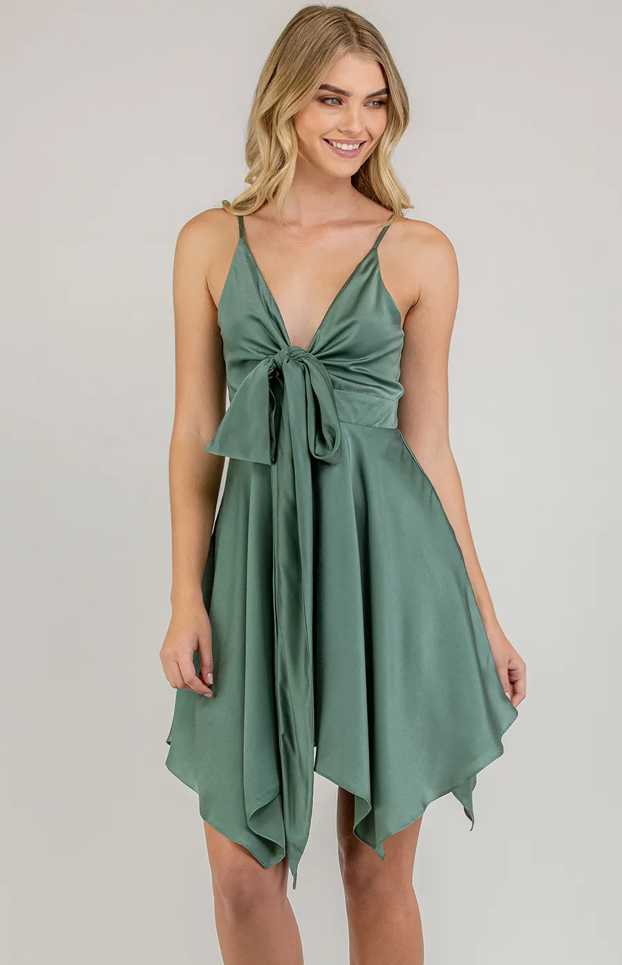 Multi Tie Front Dress (SDR602A) 