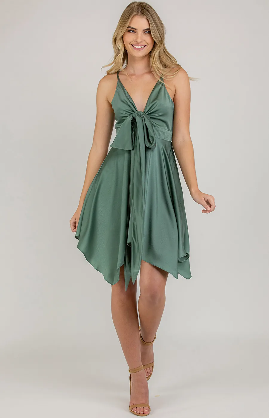 Multi Tie Front Dress (SDR602A) 