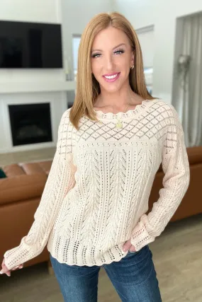 Never Let Down Lightweight Knit Sweater