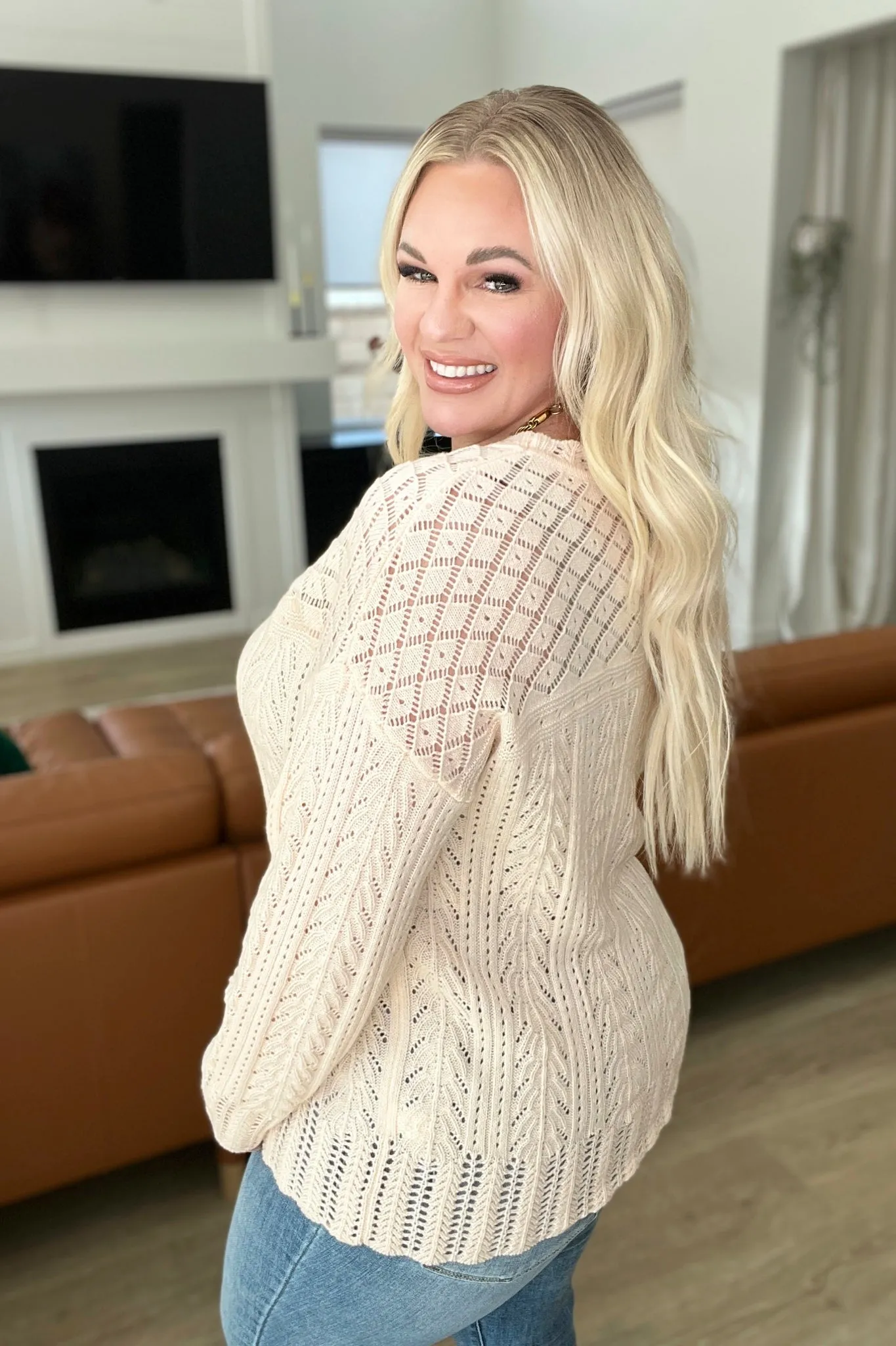 Never Let Down Lightweight Knit Sweater