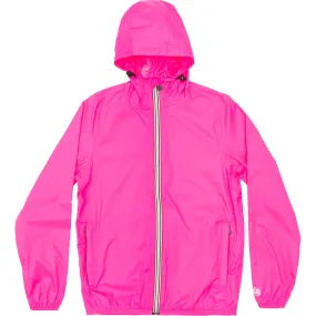 O8 Lifestyle Sam Packable Rain Jacket, Pink Fluo