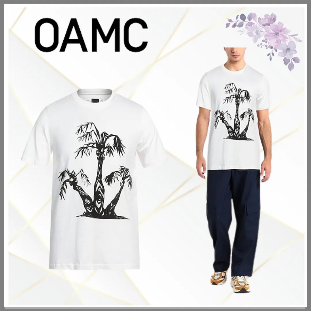 OAMC  |Cotton Short Sleeves Logo Designers T-Shirts