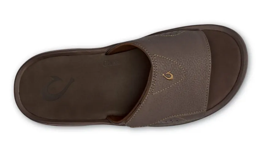 OluKai Mens Nalu Slide Sandal- Dark Java