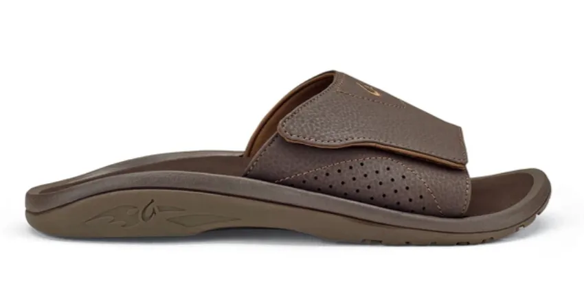 OluKai Mens Nalu Slide Sandal- Dark Java