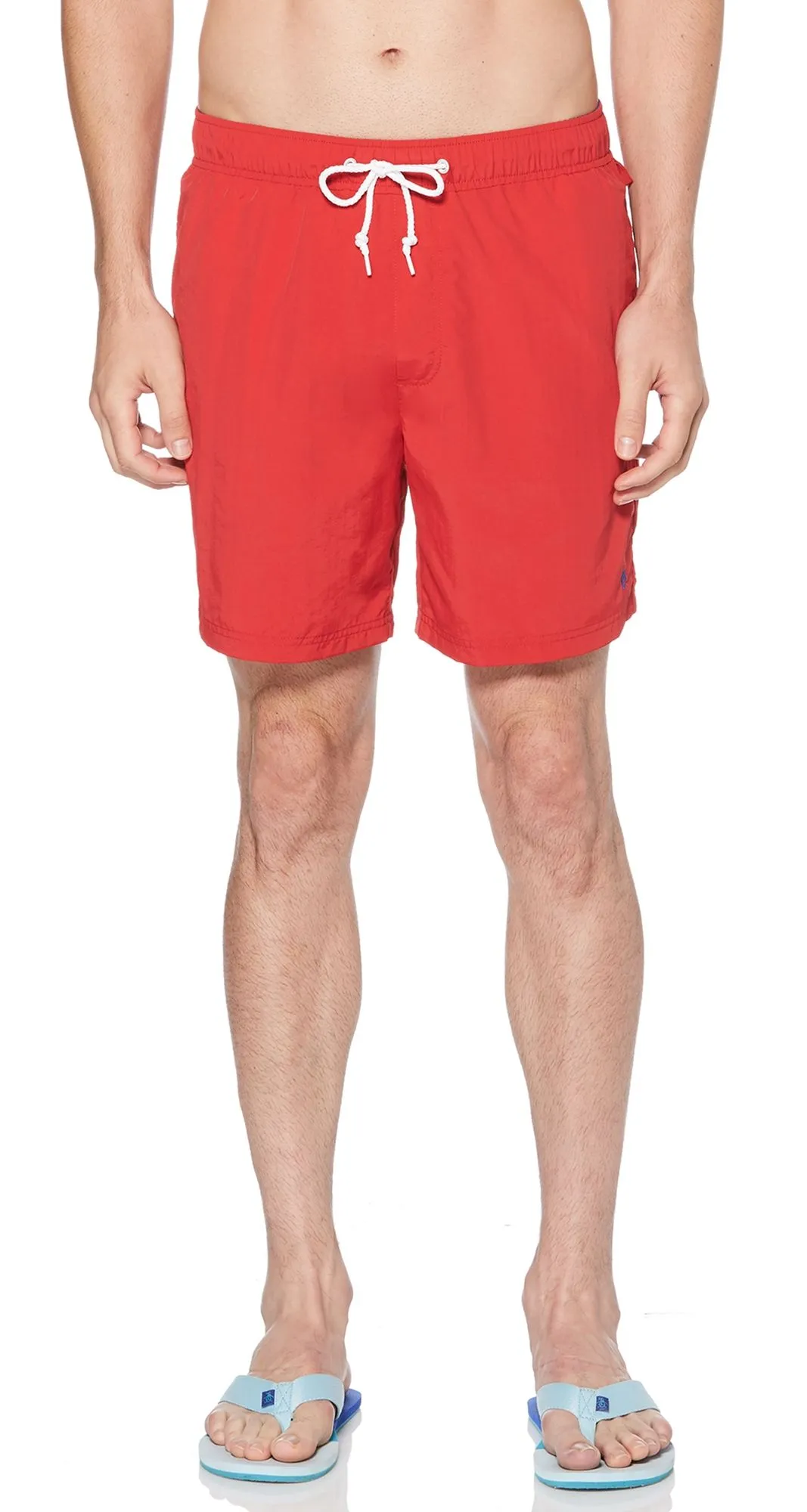 Original Penguin Quick Dry Daddy Swim Shorts Lipstick Red