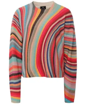 Paul Smith Swirl Boucle Crew Neck Jumper