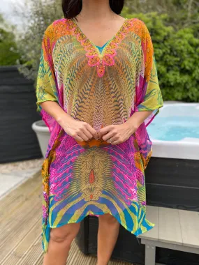 Peacock Feather Cover Up Tiana