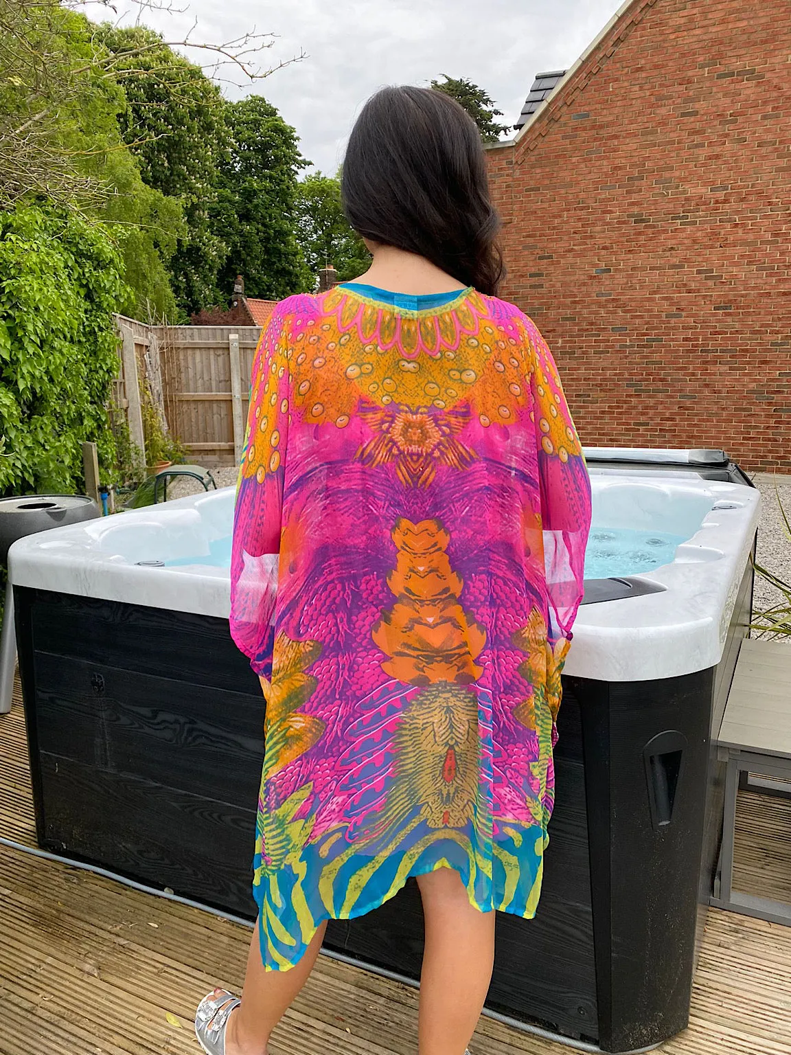 Peacock Feather Cover Up Tiana