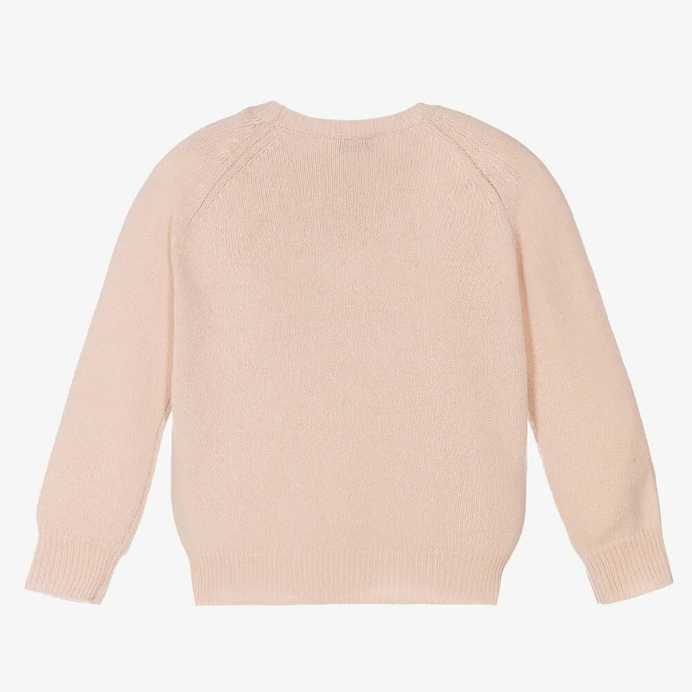 Pink Wool Teddy Sweater