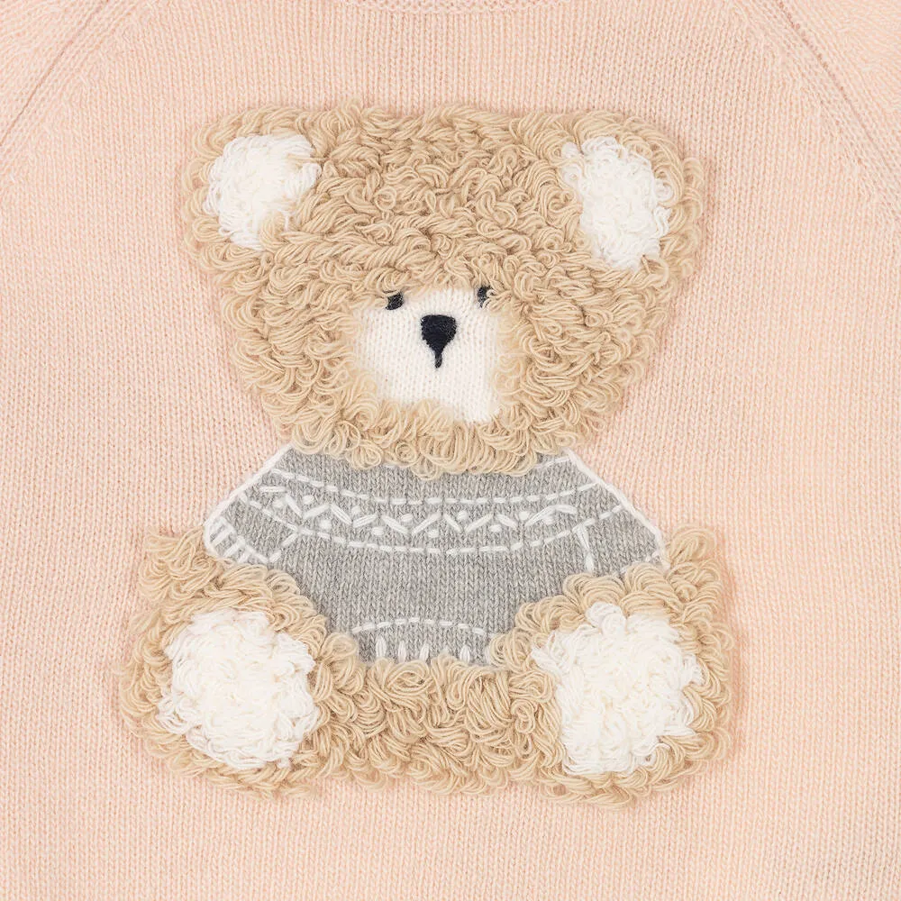 Pink Wool Teddy Sweater