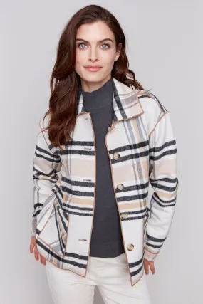 Plaid Reversible Short Jacket