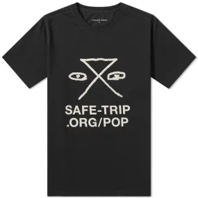 Pop Trading Company X Safe-Trip.org T-ShirtBlack