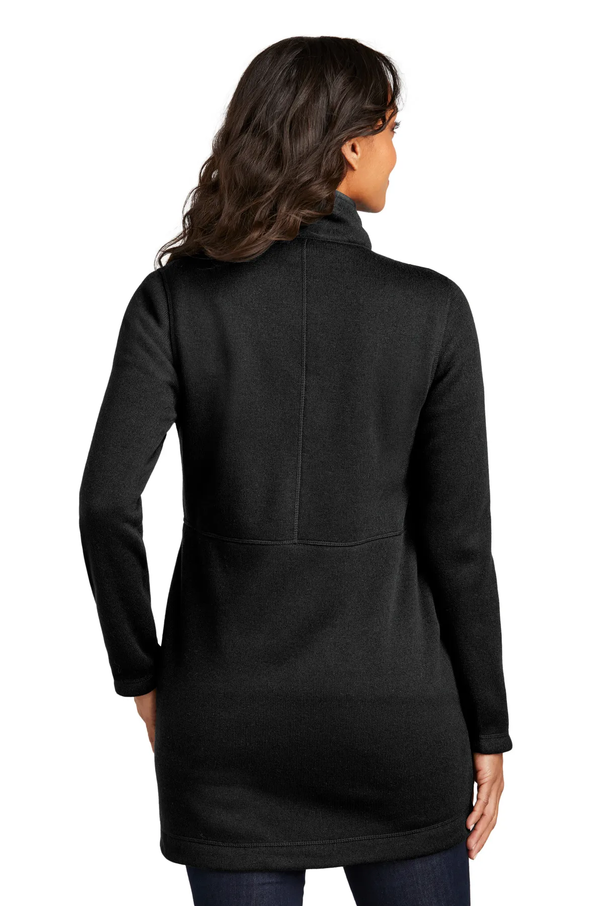 Port Authority Clothing L425 Port Authority Ladies Arc Sweater Fleece Long Jacket SKU: L425