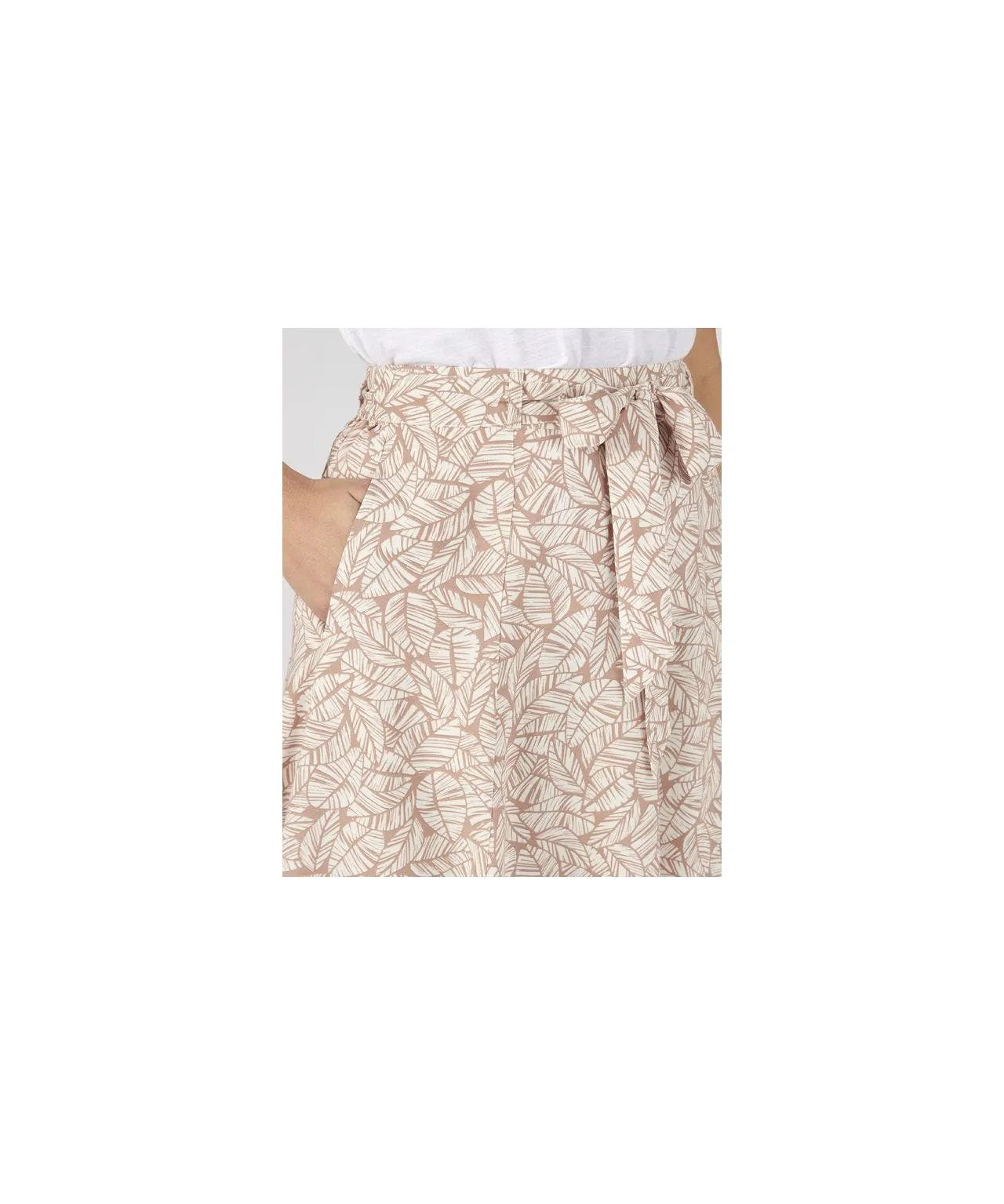 Printed Panelled Skirt