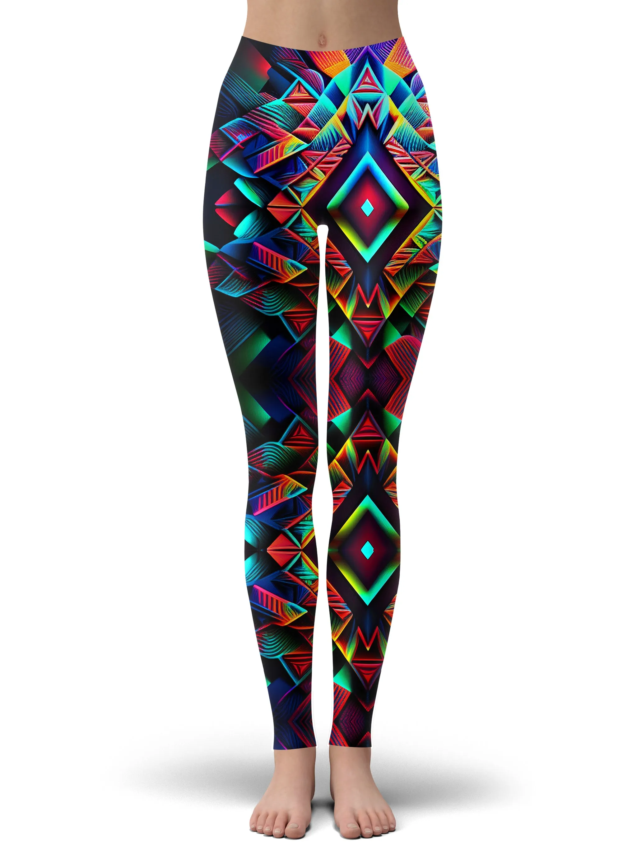 Psychedelic Tribal Hoodie and Leggings Combo