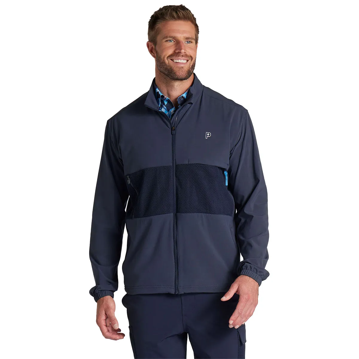 PUMA Men's Palm Tree Crew Golf Jacket