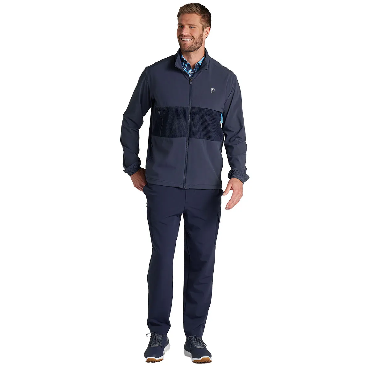 PUMA Men's Palm Tree Crew Golf Jacket